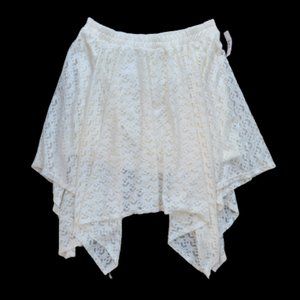 Cream Lace No Boundaries Skirt